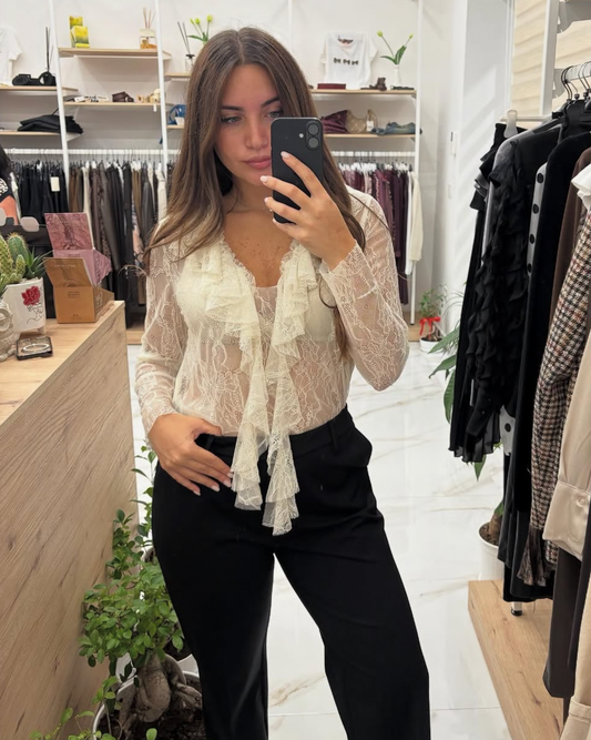 Camicia di pizzo